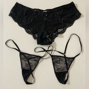 Victorias Secret Black Lace Lingerie